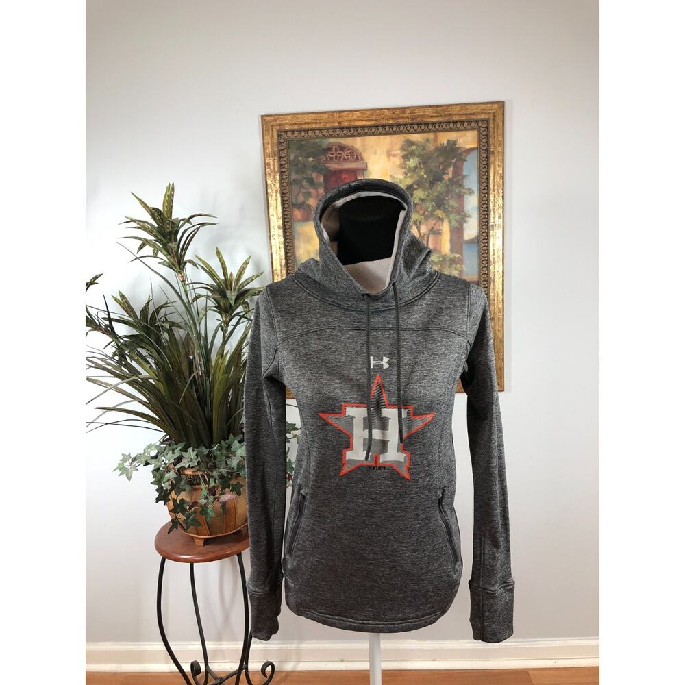 Houston Astros MLB Under Armour Hoodie‎ Women's Gray Sporty Chic Performance